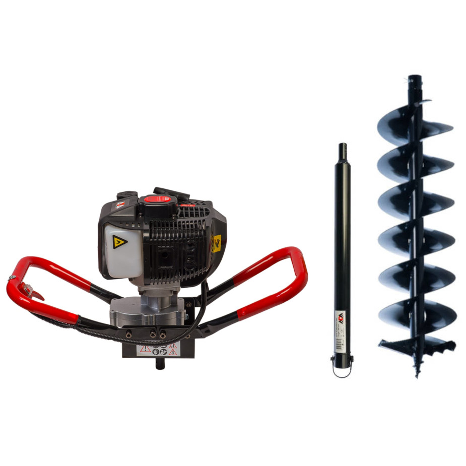   ТМК Мотобур ADA GroundDrill-5 + шнек FROZEN Ground Drill 250 800мм + удлинитель Extension 50