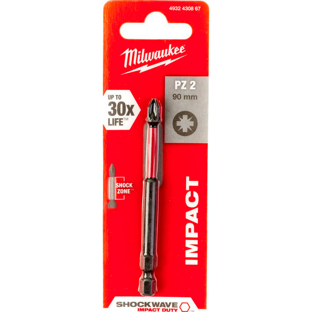 Весь каталог  ТМК Бита Milwaukee SHOCKWAVE PZ2x90мм (867)