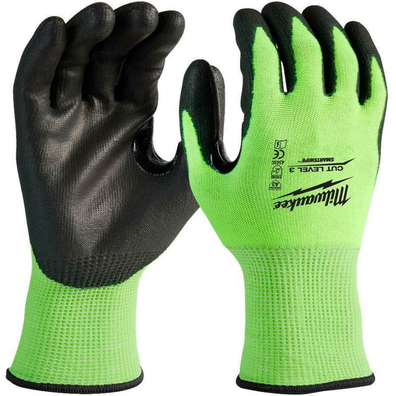 Весь каталог Перчатки защитные Milwaukee Hi-Vis Cut level 3/C L/9