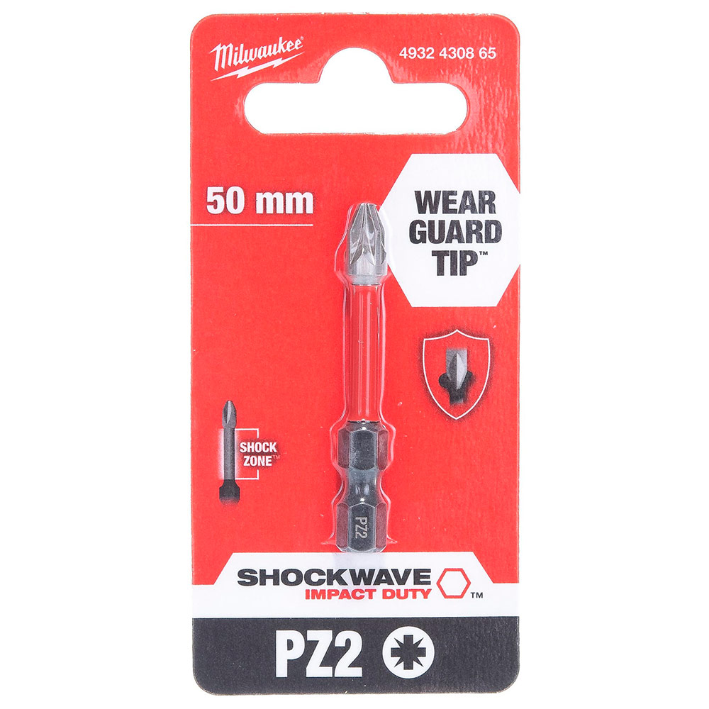Весь каталог  ТМК Бита Milwaukee SHOCKWAVE PZ2x50мм (865)