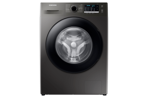  Стиральная машина Samsung WW5000T (EcoBubble), 9 кг - Инокс, Серый