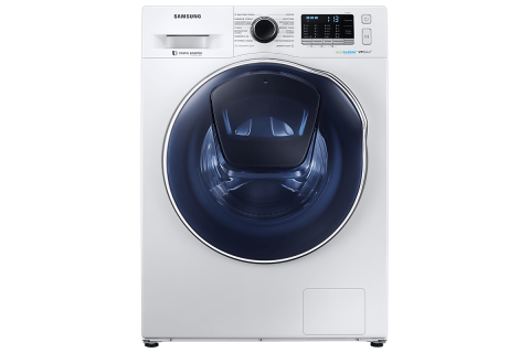  Стиральная машина с сушкой Samsung WD5500K (AddWash и EcoBubble), 8/5кг - белый, Белый