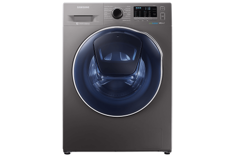 Стиральные и сушильные машины  Samsung Online Стиральная машина с сушкой Samsung WD5500K (AddWash и EcoBubble), 8/5кг - Темное-серебро, Серебристый