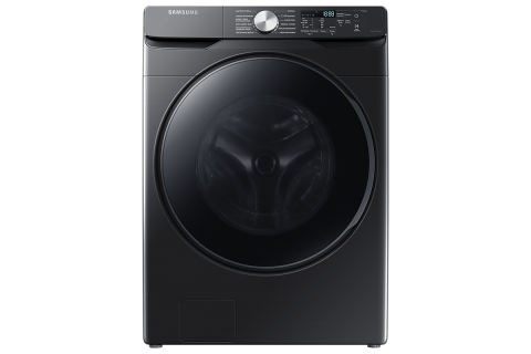  Стиральная машина Samsung WF18T8000GV ( Eco Bubble, Speed Shot, SmartThings), 18кг - Чёрный, Чёрный