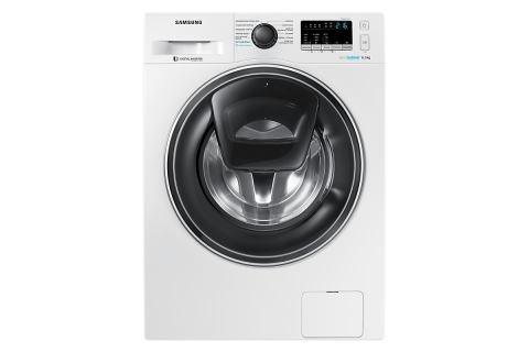  Стиральная машина Samsung WW4600K (AddWash и Eco Bubble), 6.5кг - белый/чёрный-люк, Белый