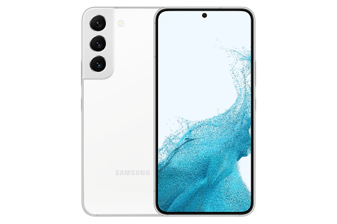 Смартфон Samsung Galaxy S22 - Белый фантом, Белый, 128 Гб