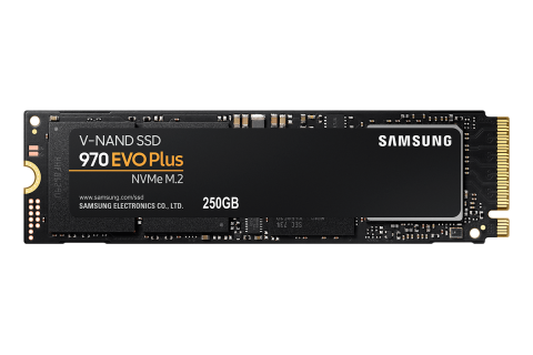 SSD накопитель Samsung 970 EVO Plus M.2 NVMe, MZ-V7S250BW, 250 Гб