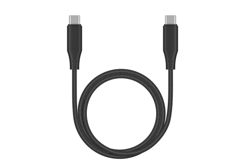 Кабель Deppa USB Type-C - USB Type-C, 1 м - Чёрный, Чёрный
