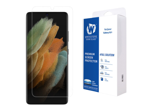 Защитное стекло Whitestone Dome Glass для Galaxy S21 (1 стекло, без лампы)