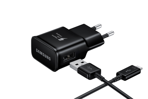 Сетевое ЗУ Samsung EP-TA20 - Чёрный, Чёрный