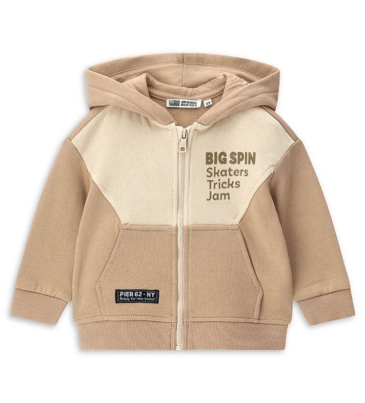 Толстовка на молнии для маленького мальчика