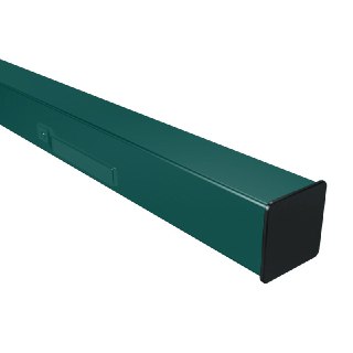  Столб заборный профильный (премиум) 50x50x3000 мм Рабица RAL 6009