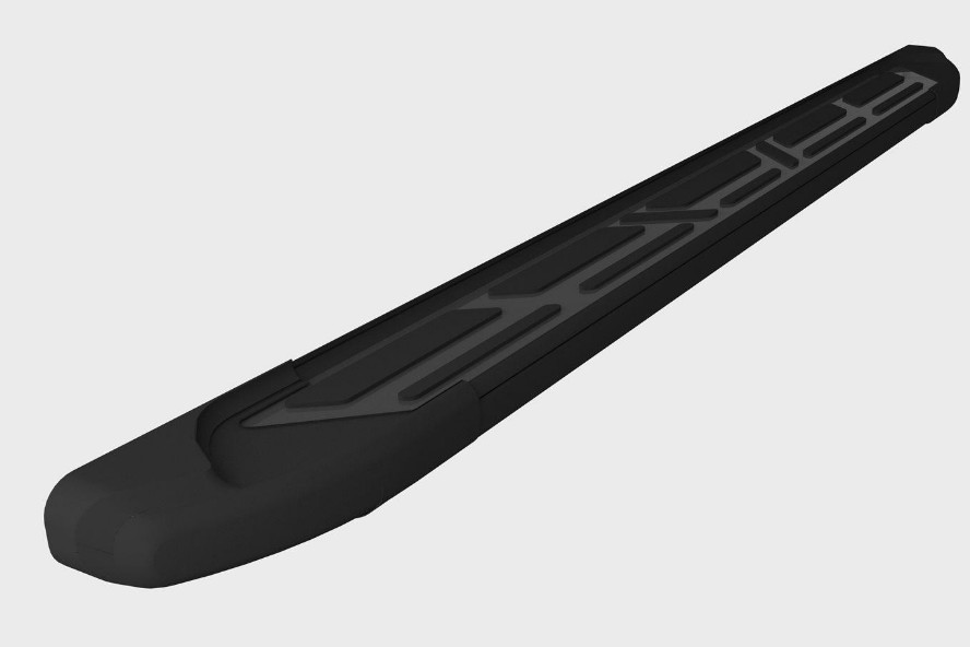 Боковые подножки, пороги (алюминий) Corund Black CAN Otomotiv GEEM.69.3114 для Geely Emgrand X7 2017 -