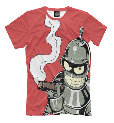 Futurama Мужская футболка Бендер