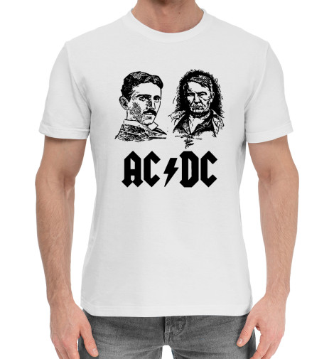  Мужская хлопковая футболка AC/DC