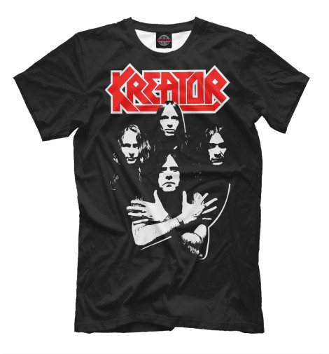 Мужская футболка Kreator thrash metal band
