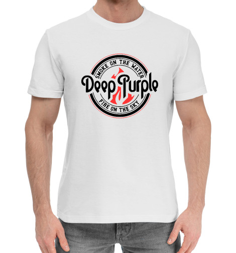  Мужская хлопковая футболка Deep Purple