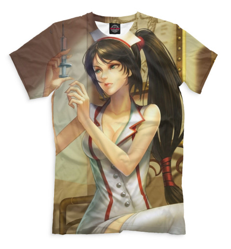 League of Legends Мужская футболка Nurse Akali