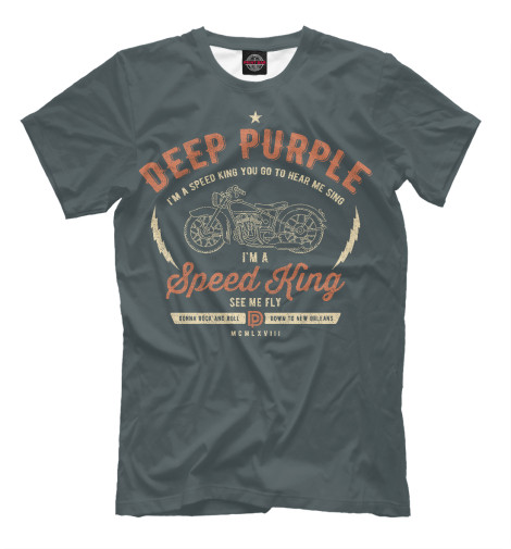  Мужская футболка Deep Purple