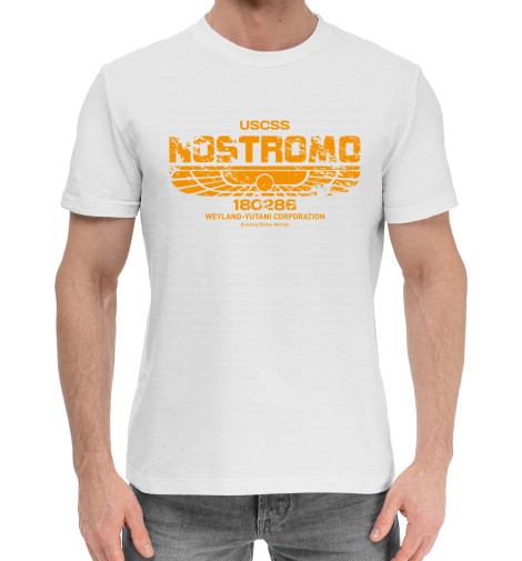 Мужская хлопковая футболка Nostromo