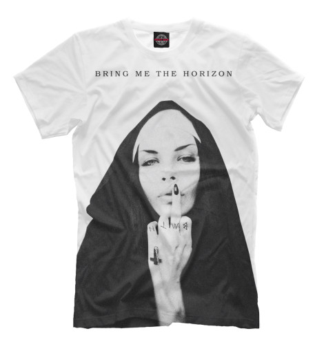 Bring Me The Horizon Мужская футболка Монашка
