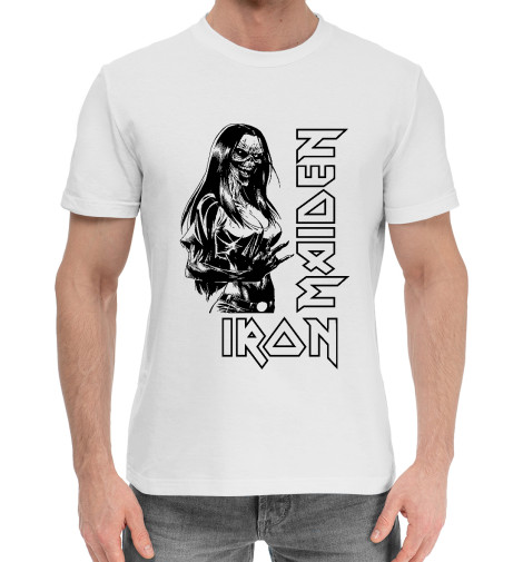 Мужская хлопковая футболка Iron Maiden