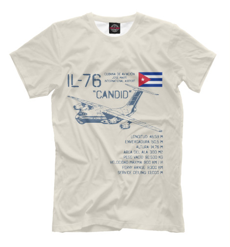 Мужская футболка Ил-76 Candid