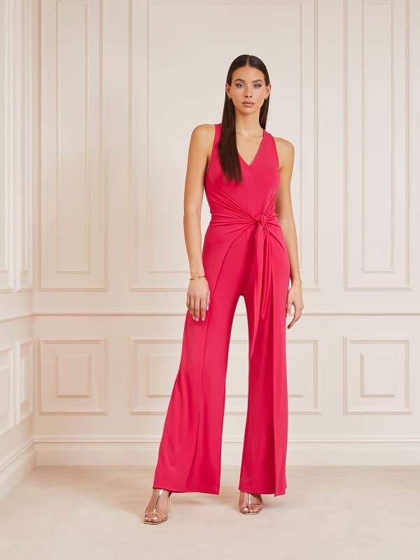 guess,skidki,zhenshchiny,platya  Guess Комбинезон Marciano Запах Спереди