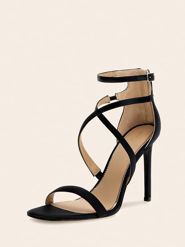 guess,skidki,zhenshchiny,obuv Атласные Босоножки «Marciano»