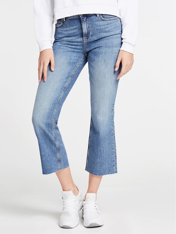 guess,proshlye-kollektsii,zhenshchiny,dzhinsy  Guess Расклешенные Джинсы