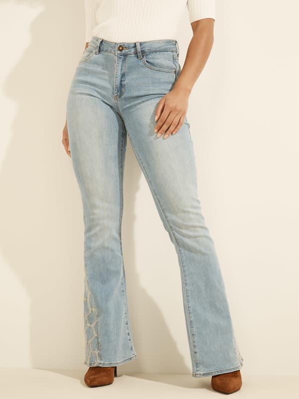   Guess Джинсы Фасона «Fit And Flare» С Вышивкой