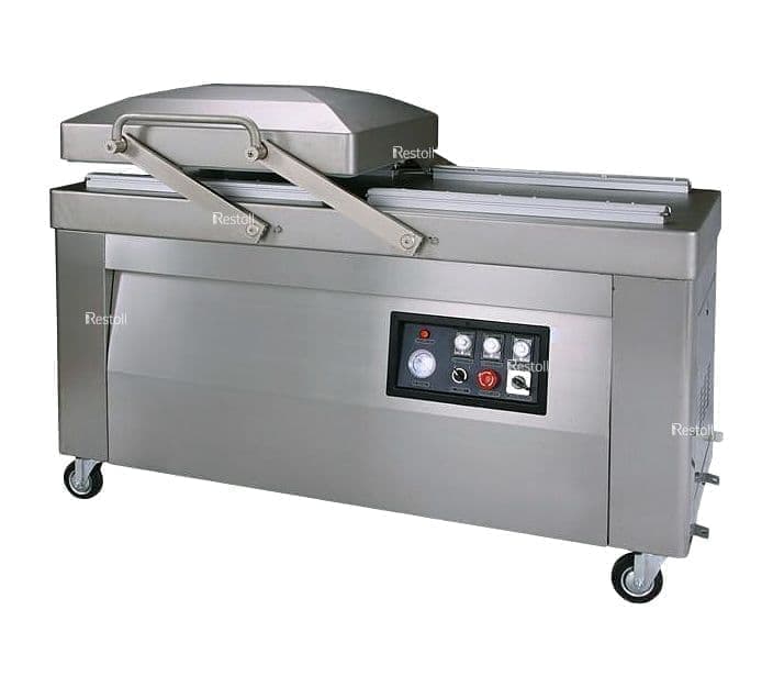 Вакуумные упаковщики с камерой  Restoll Вакуумный упаковщик Hualian Machinery HVC-610S/2A (DZ-610/2SA) 220В нерж
