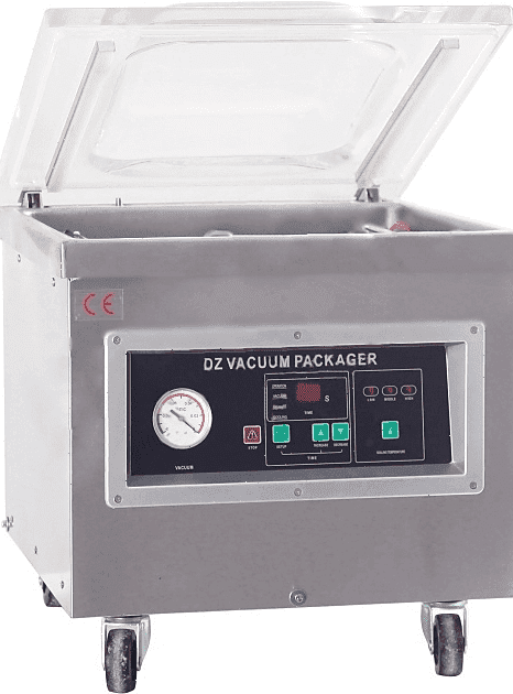 Вакуумные упаковщики с камерой Вакуумный упаковщик Hualian Machinery HVC-410T/2A (DZ-400/2T) нерж