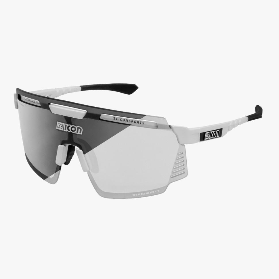 Солнцезащитные очки Очки SCICON Aerowatt White Gloss/Scnpp Photocromic Silver 2023