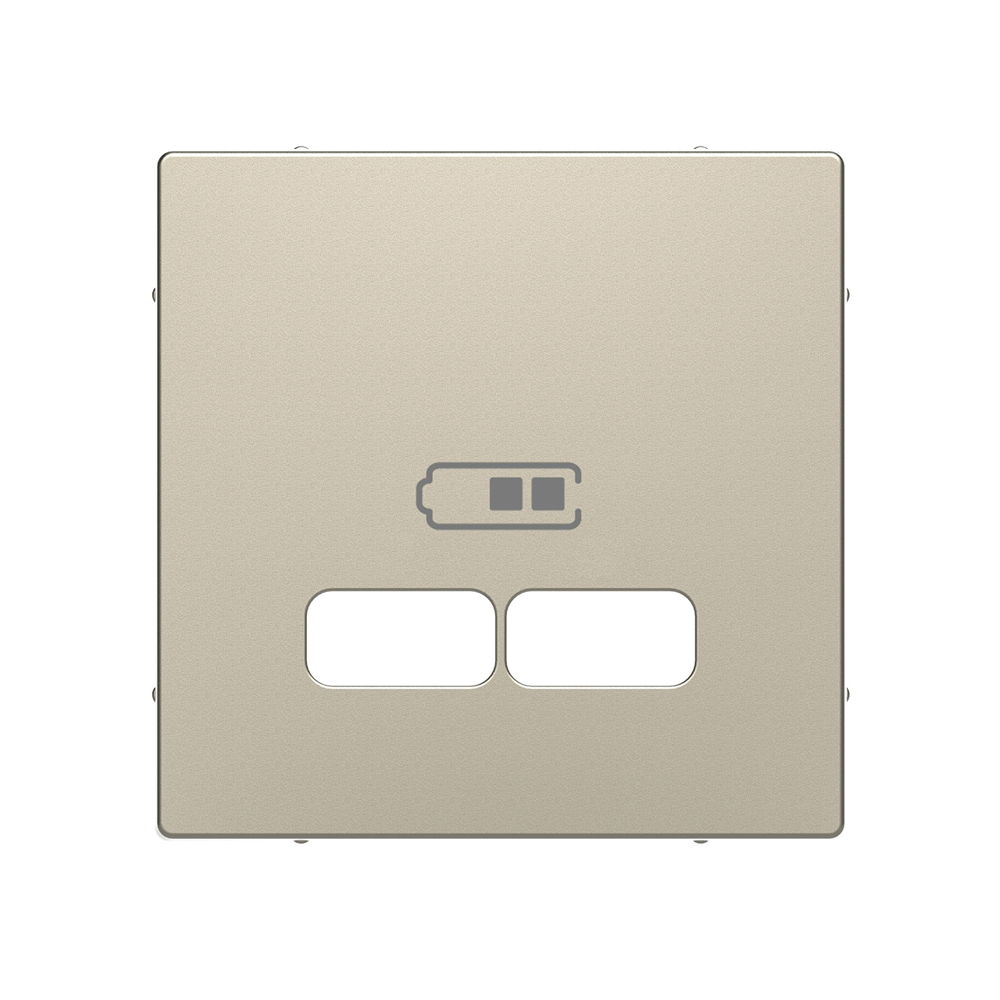 Лицевая панель для USB механизма 2.1 А Merten D-Life Schneider Electric сахара MTN4367-6033