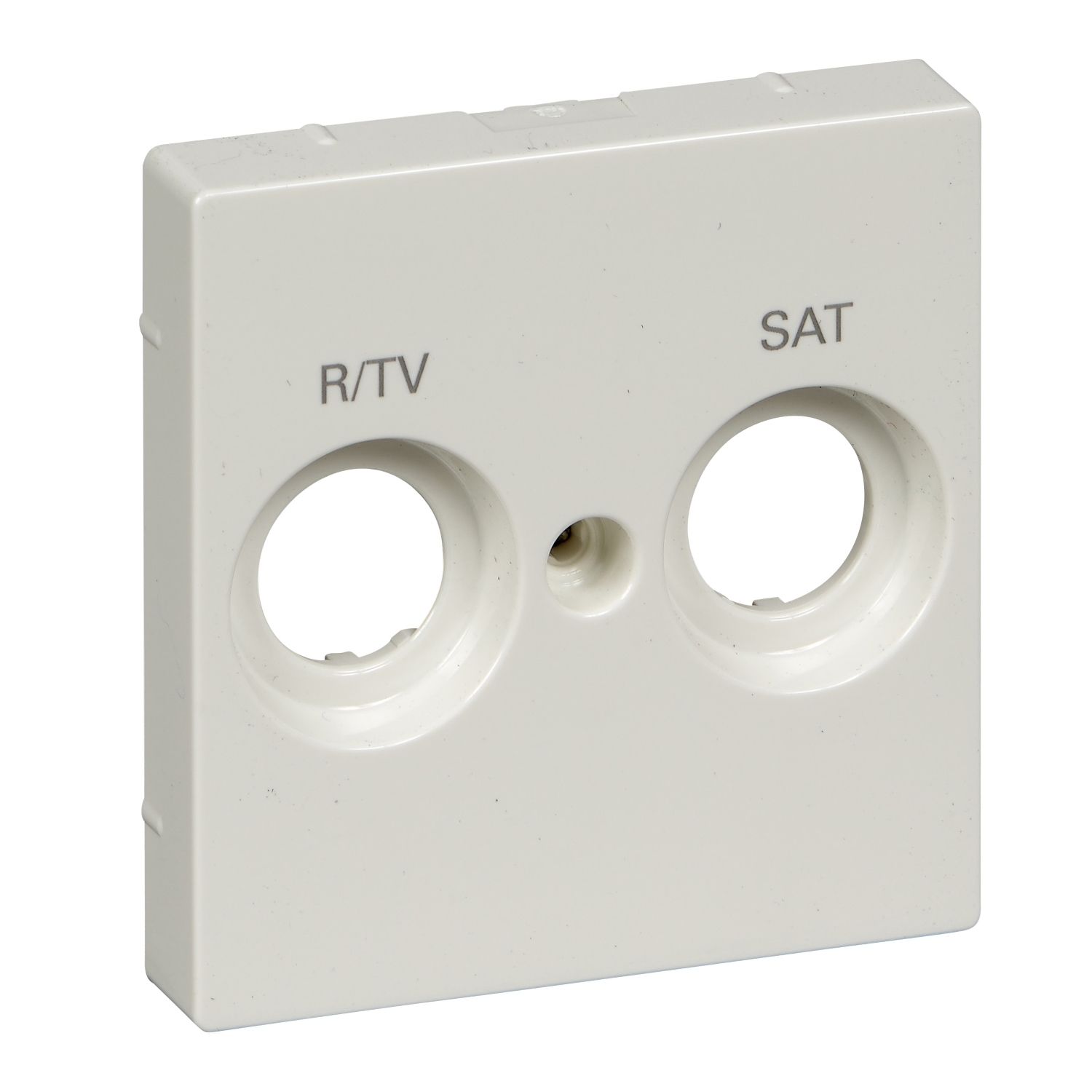 Лицевые панели Центральная плата Merten M-Plan для антенной розетки маркировкой R/TV и SAT, Schneider Electric полярно-белый MTN299819