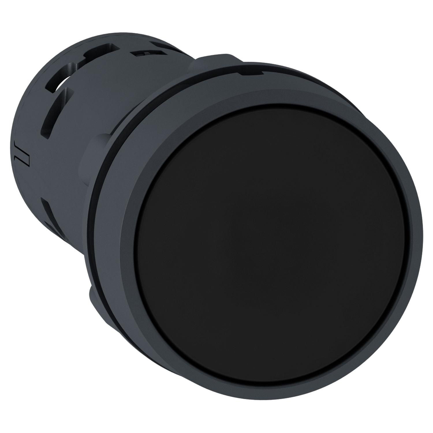 Кнопка 22 мм черная с возвратом НО + НЗ Harmony Schneider Electric XB7NA25