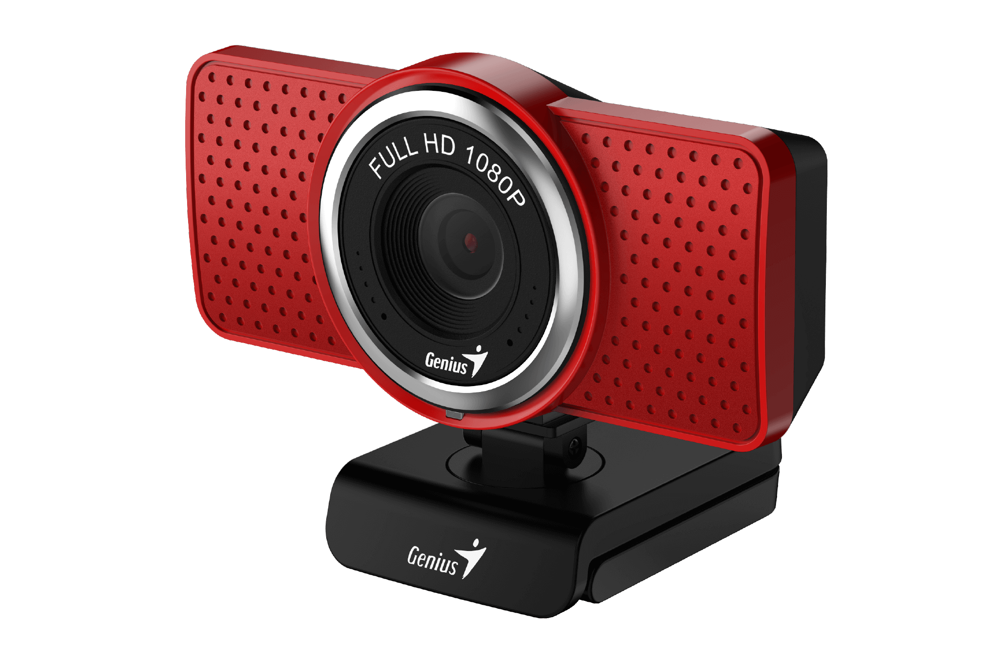 Вебкамера Genius ECam 8000, 2 MP, 1920x1080, встроенный микрофон, USB 2.0, черный/красный (32200001401)