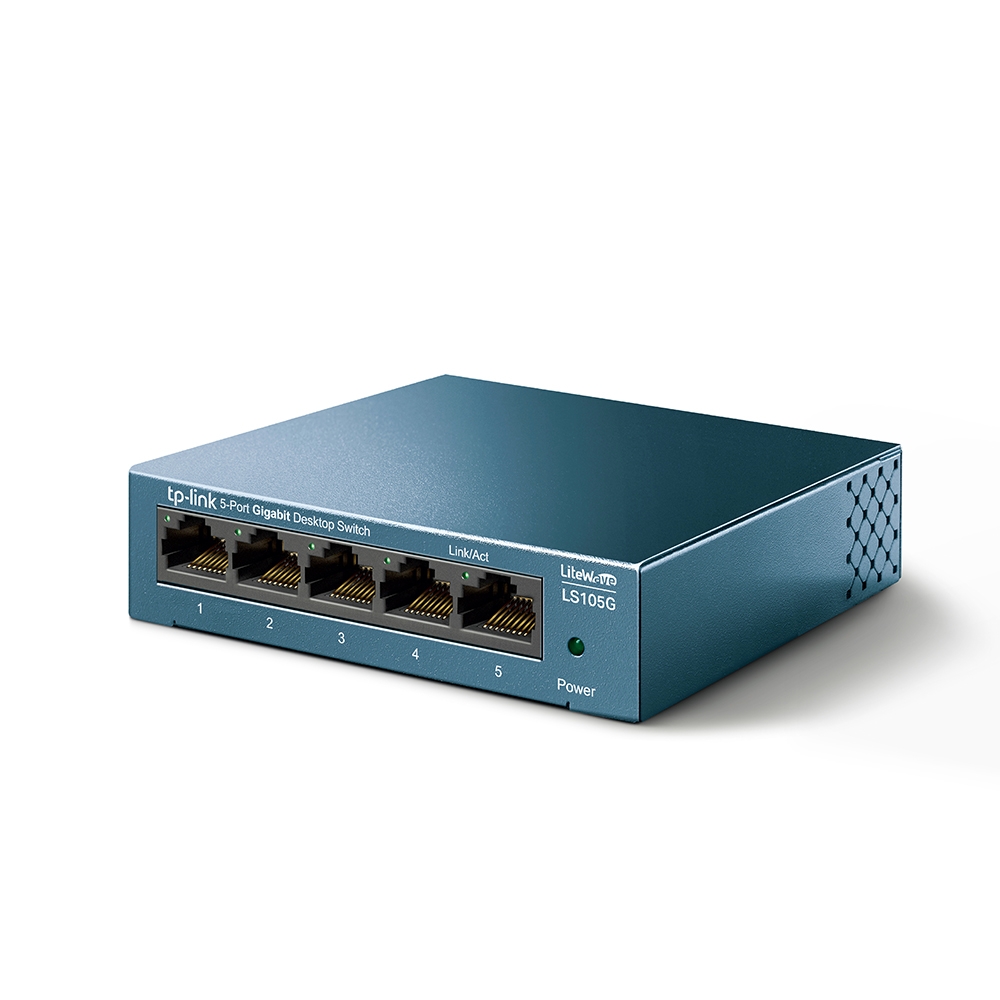 Коммутатор TP-LINK LS105G, кол-во портов: 5x1 Гбит/с (LS105G)