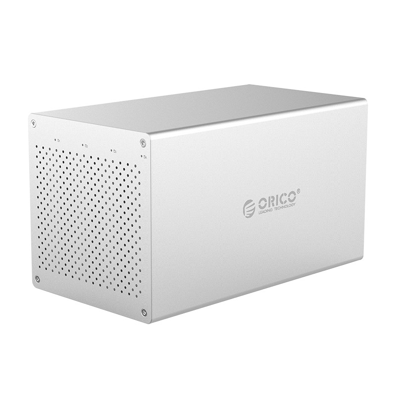 Док-станция Orico WS400RC3-SV, 4x3.5 USB Type-C, серебристый