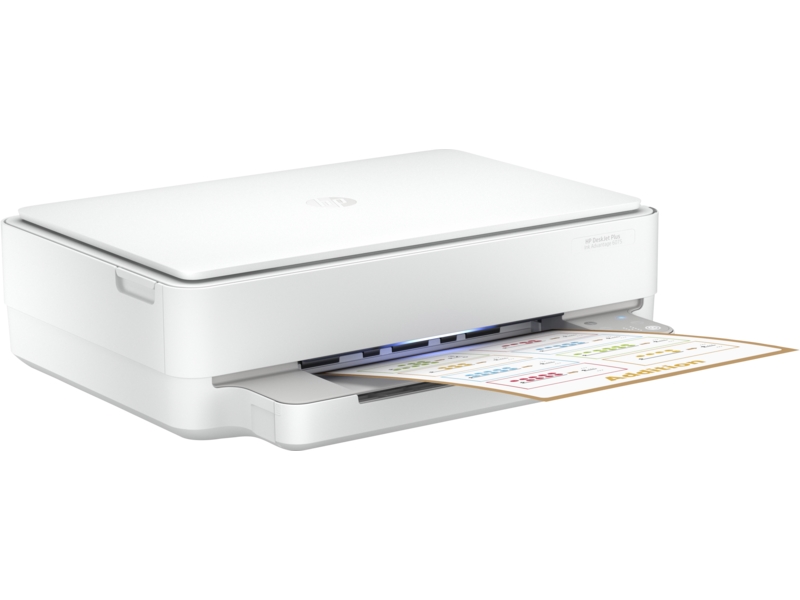 Струйные МФУ МФУ струйный HP DeskJet Plus Ink Advantage 6075, A4, цветной, 10стр/мин (A4 ч/б), 7стр/мин (A4 цв.), 4800x1200dpi, дуплекс, Wi-Fi, USB (5SE22C)