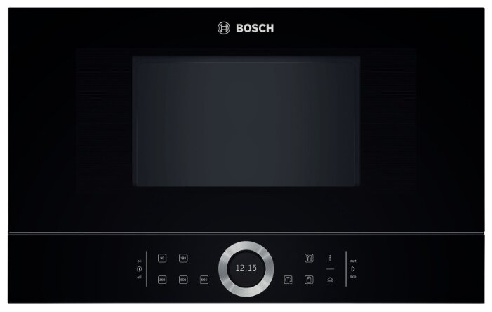 Микроволновая печь встраиваемая Bosch BFL634GB1 21 л, 900 Вт, черный