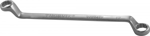 Ключ гаечный накидной изогнутый 10x12 мм, CrV, кованый, Thorvik ARC W21012 (52550)