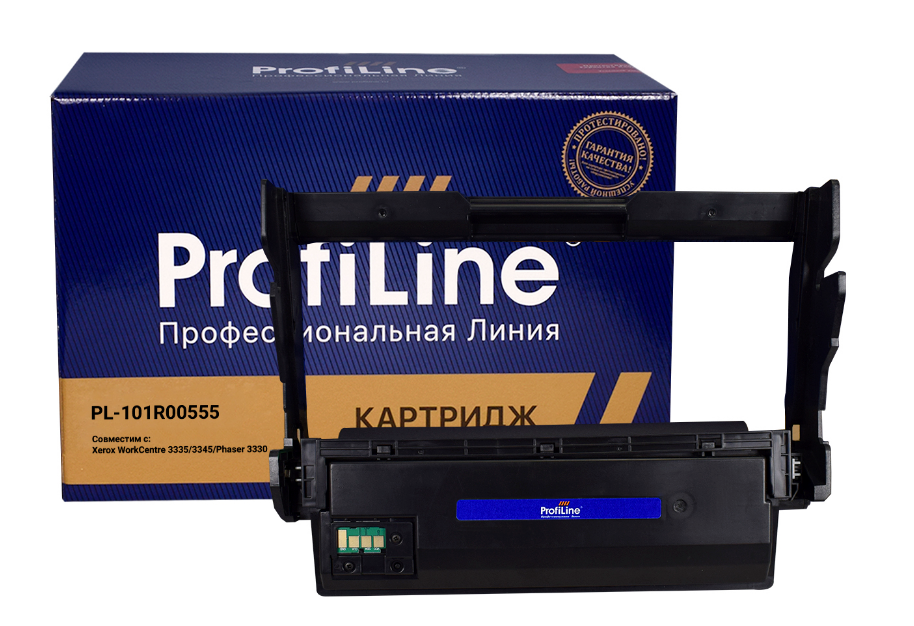 Драм-картридж (фотобарабан) лазерный ProfiLine PL-101R00555 (101R00555 ), черный, 30000 страниц, совместимый, для Xerox WorkCentre 3335/3345/Phaser 3330
