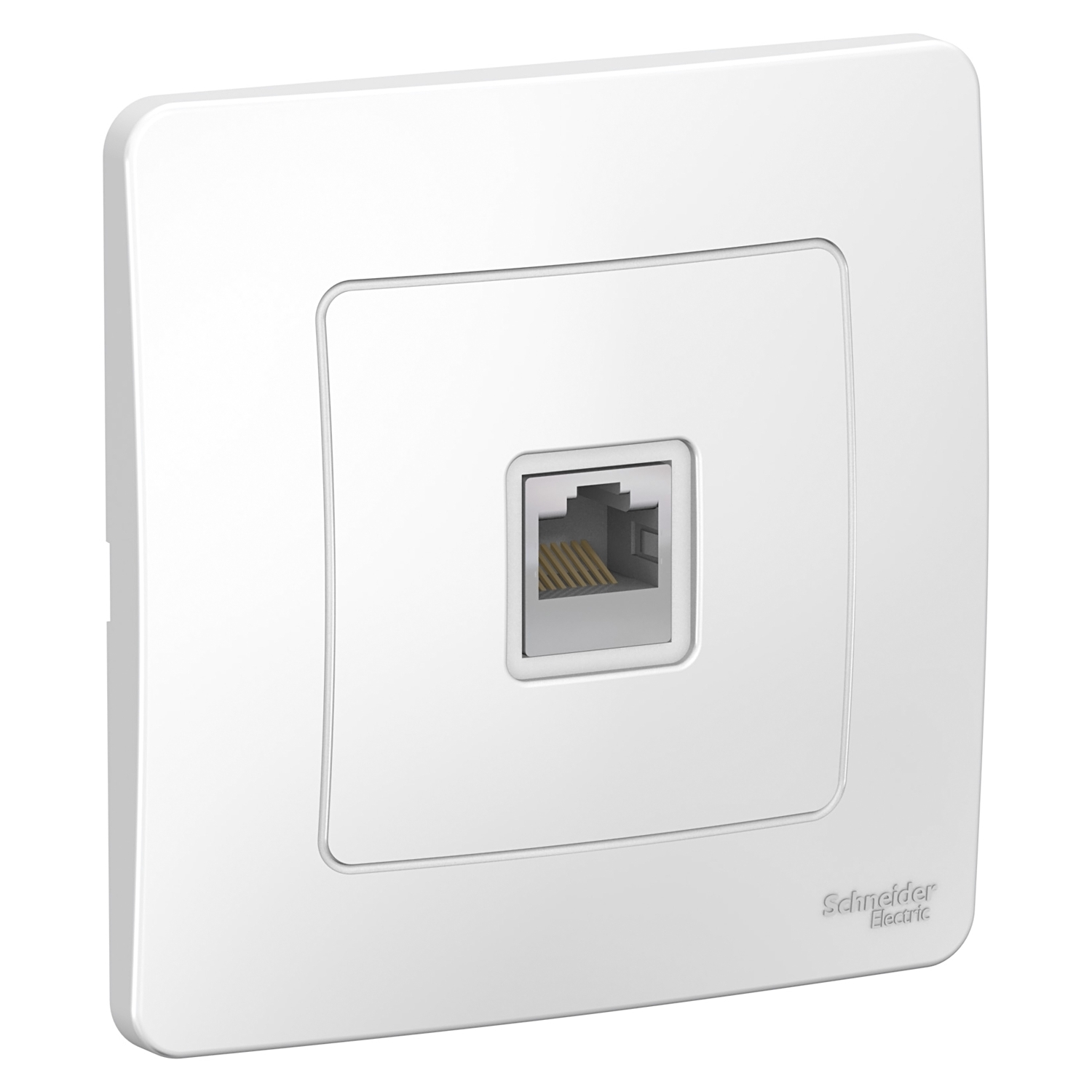 Розетка RJ-45 скрытый монтаж категория 5e, механизм в сборе, белый, Schneider Electric Blanca (BLNIS045001)