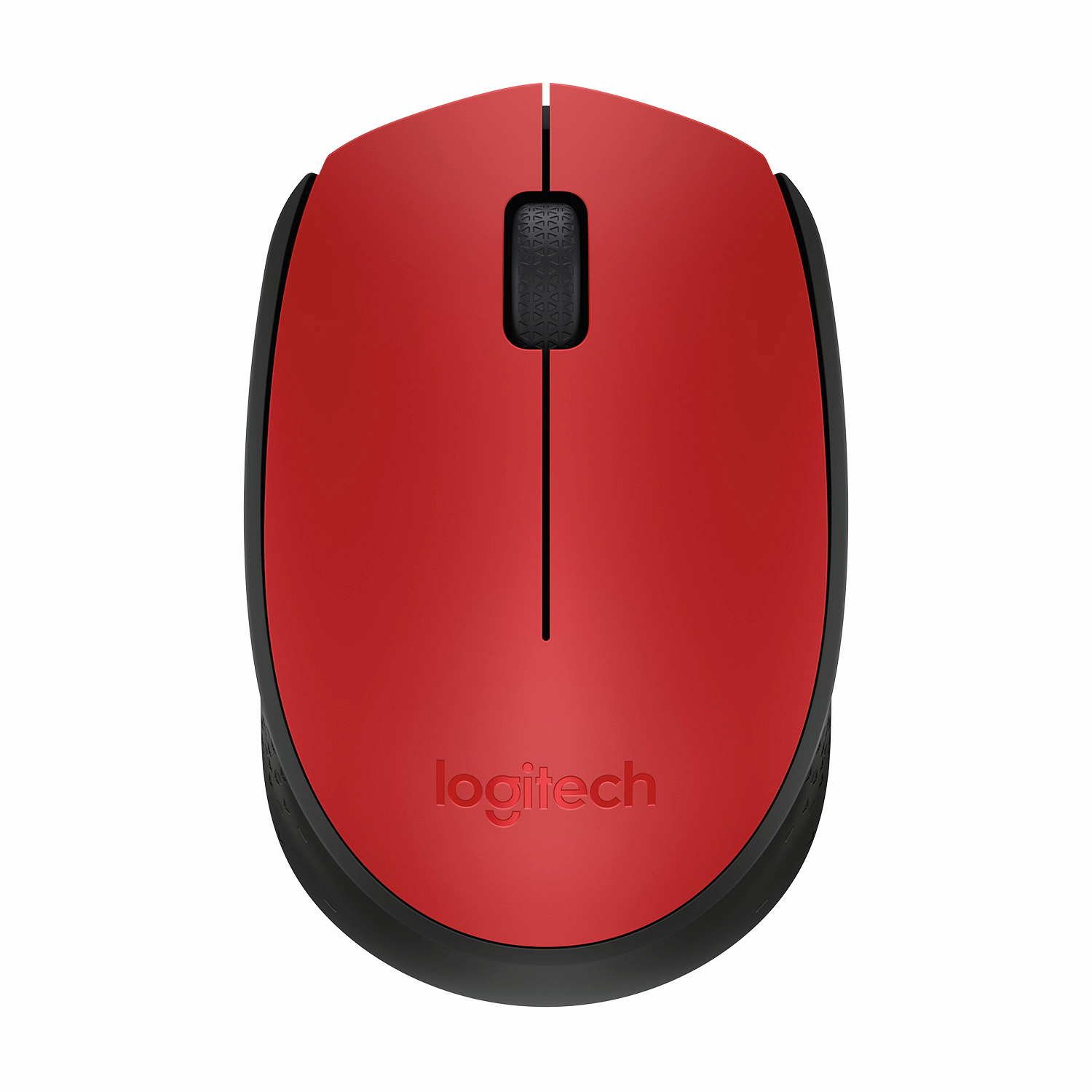 Мышь беспроводная Logitech M171 Wireless Mouse Red-Black USB, оптическая светодиодная, USB, красный (910-004641/910-004645)