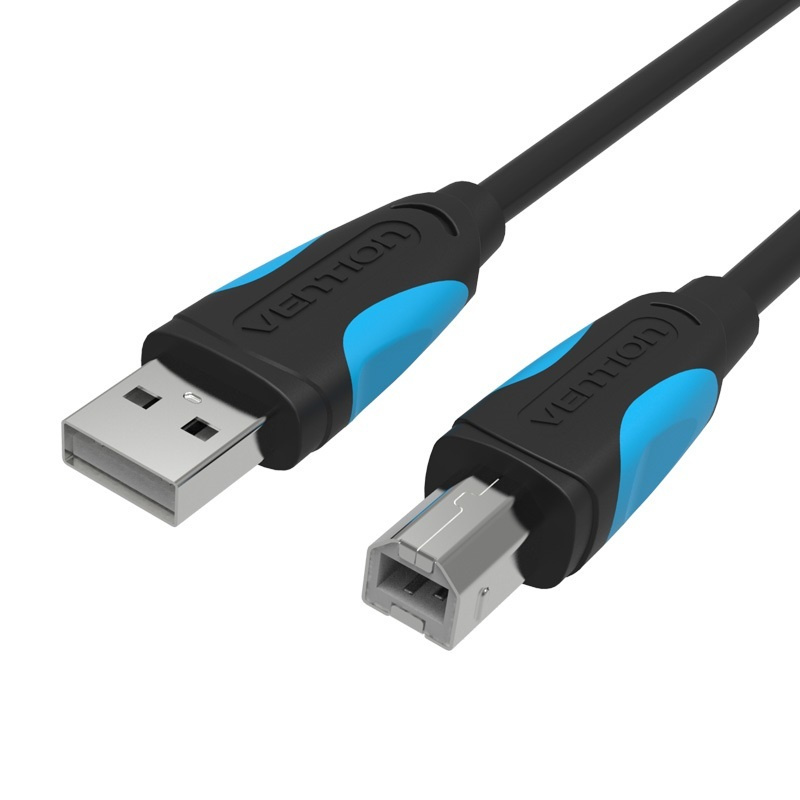 Кабель USB(Am)-USB(Bm), 8 м, черный, Vention (VAS-A16-B800)