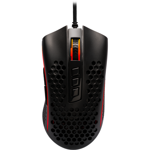 Мышь проводная Redragon Storm RGB, 12400dpi, оптическая светодиодная, USB, черный (77854)