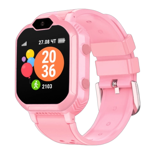 Умные часы детские GEOZON AQUA PLUS, 1.4 IPS, розовый (G-W19PNK)
