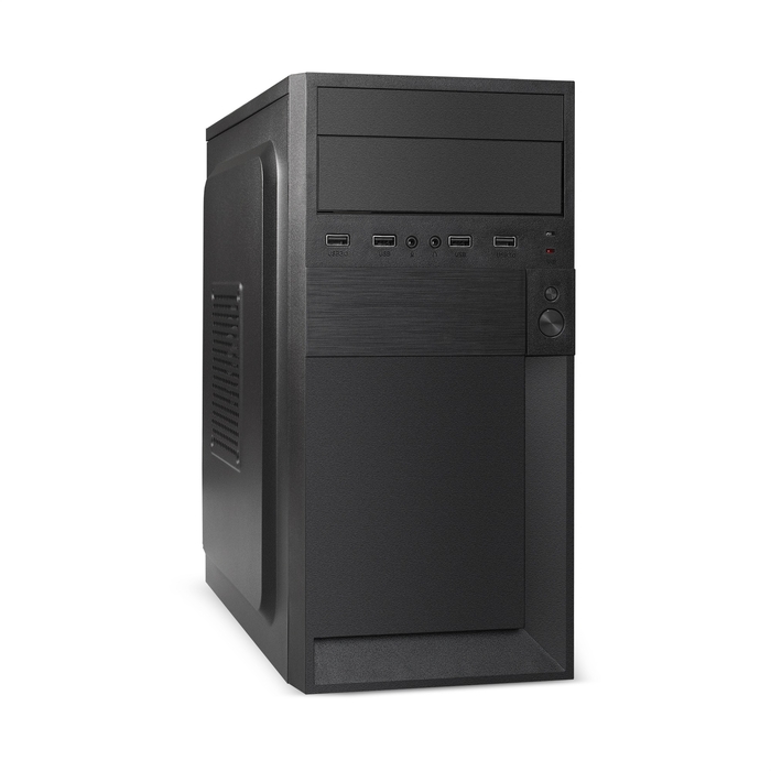 Корпус ExeGate BAA-105-01, mATX, Mini-Tower, черный, без БП (EX291139RUS)